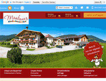 Tablet Screenshot of kinderbauernhof.at